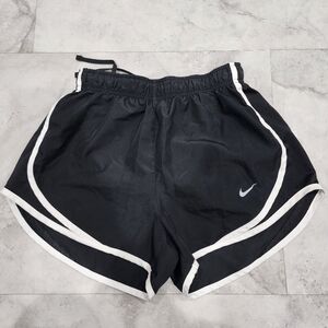 Nike Shorts Womens Size XSmall Black with White Stripe  Athletic Running Shorts